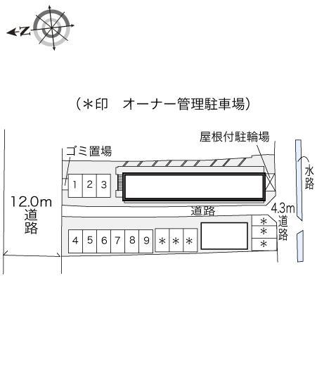 Ｋ(23916)の駐車配置図