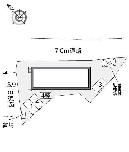 ＮＡＮＴＳＵＫＡ(28671)の駐車配置図