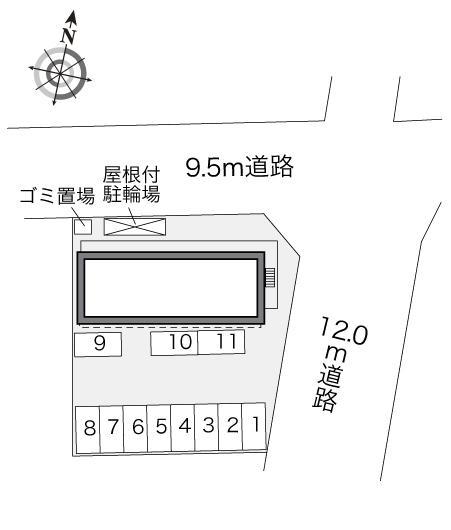 ＦＵＪＩ(28092)の駐車配置図
