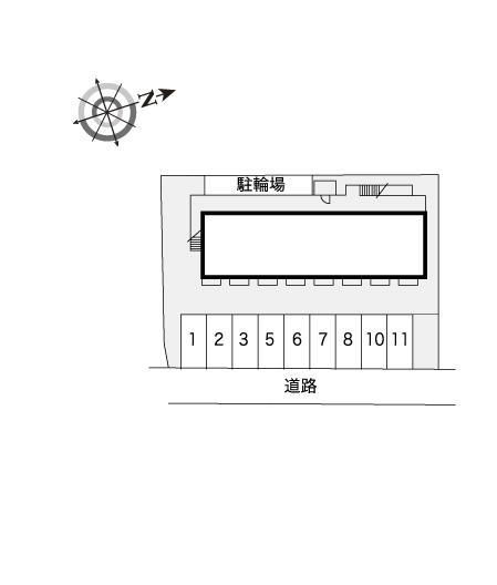 法華寺(7716)の駐車配置図