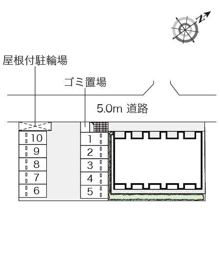 さつきヶ丘(54879)の駐車配置図