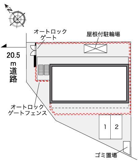 アストライア(40685)の駐車配置図