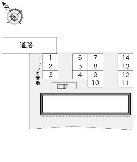 あかね(18763)の駐車配置図