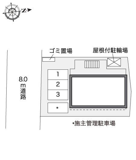 翼(32197)の駐車配置図