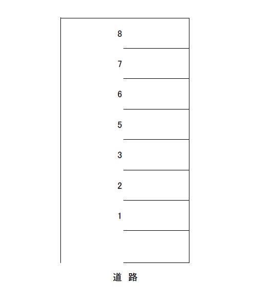加藤パーキングの駐車配置図