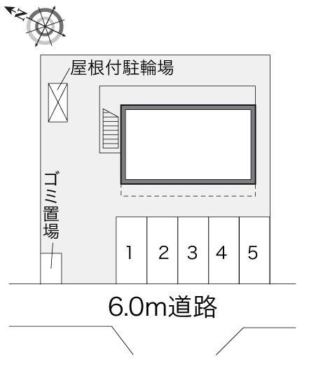 ミケ　Ｂ(24341)の駐車配置図