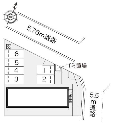 メリッサ(13245)の駐車配置図
