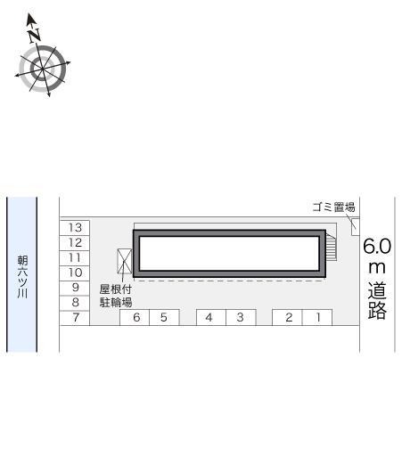 リンデンバウム(18221)の駐車配置図