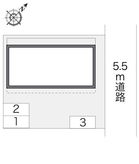 華(10163)の駐車配置図