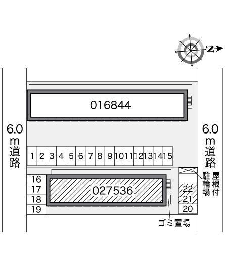 赤穂２(27536)の駐車配置図