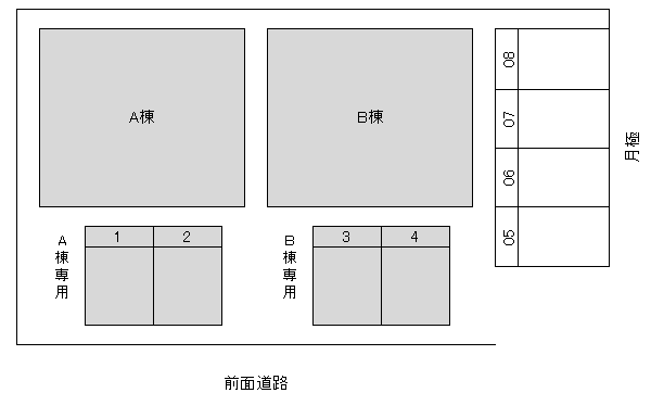 Mパーク桜ヶ丘５（桜ヶ丘５丁目）の駐車配置図