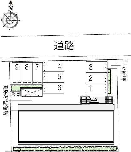 あすなろ　２号(43745)の駐車配置図