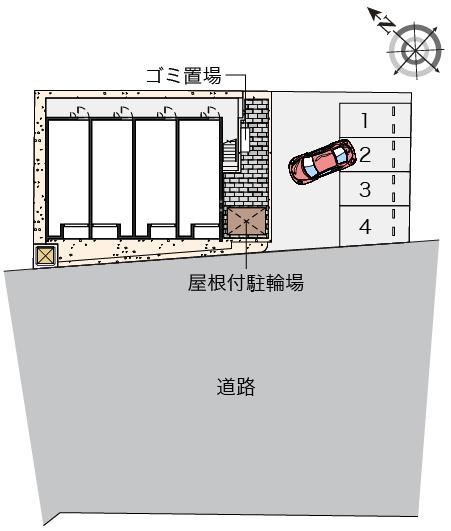 クレイノたちばな(55992)の駐車配置図
