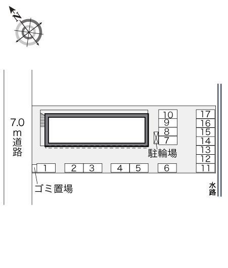 フラワーヒル大黒田(24447)の駐車配置図
