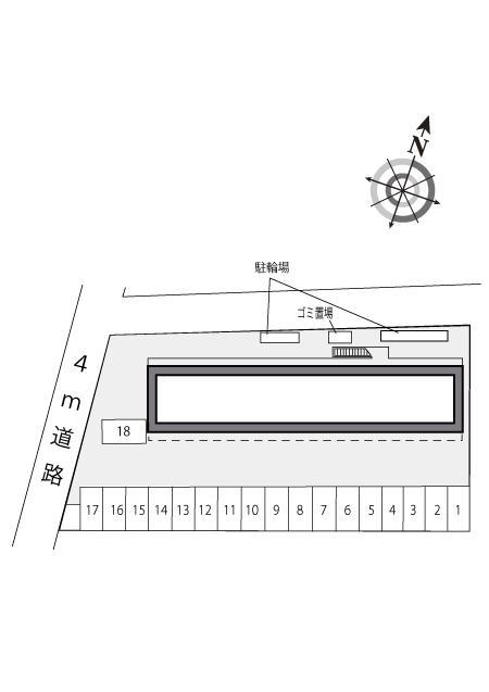 ＦＩＥＬＤ　Ｍ’Ｓ(9855)の駐車配置図
