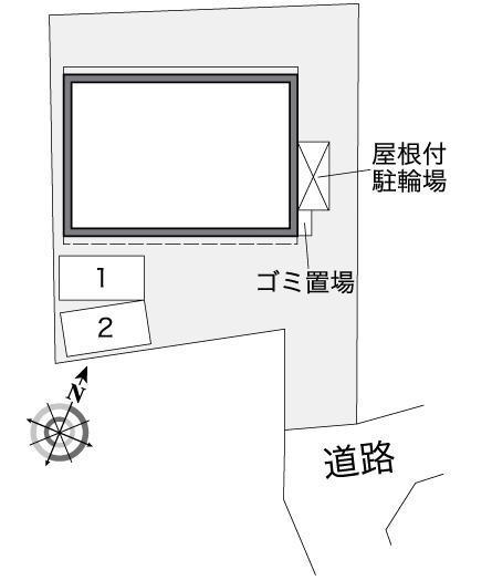 ジュネスⅡ(39896)の駐車配置図
