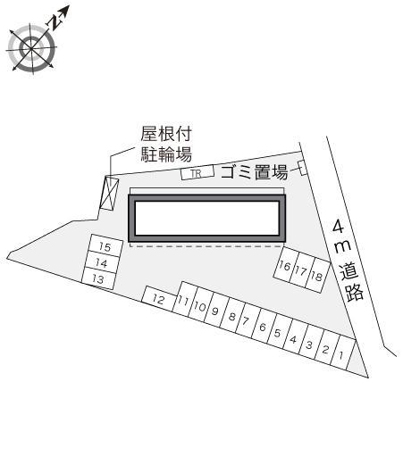 ＦＵＪＩＳＡＫＩ(13559)の駐車配置図