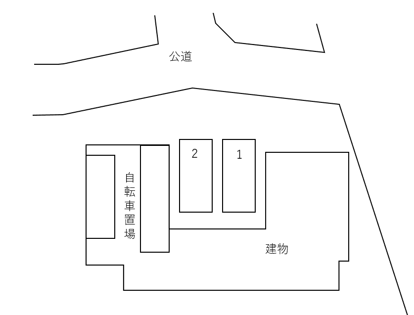 ラフィスタ王子神谷の駐車配置図