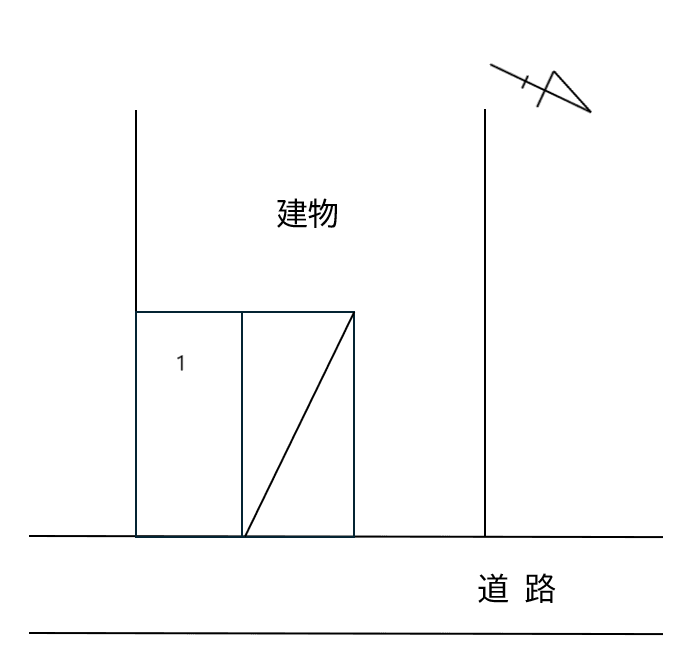 ＦK大将軍1丁目駐車場の駐車配置図