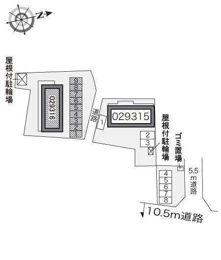 ベガ(29316)の駐車配置図