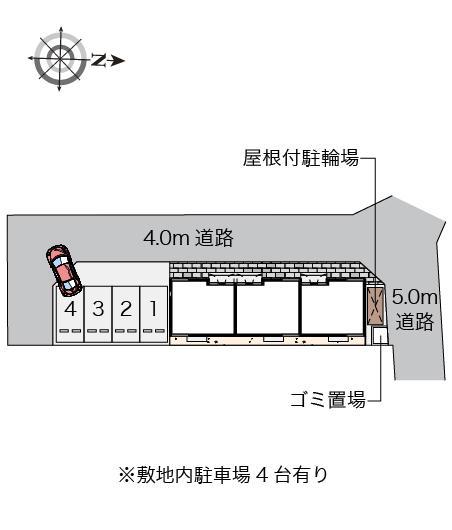 ピースフル　泉(47682)の駐車配置図