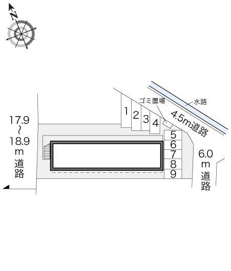 ルミエールⅢ(17430)の駐車配置図