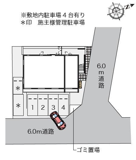 クレイノしあわせベイエリア(57271)の駐車配置図