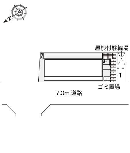 本田ハイツ(41479)の駐車配置図