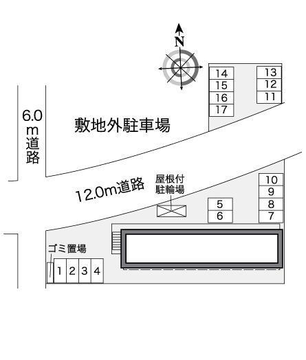 Ｙｕｍａｃｈｉ(26097)　敷地外駐車場の駐車配置図