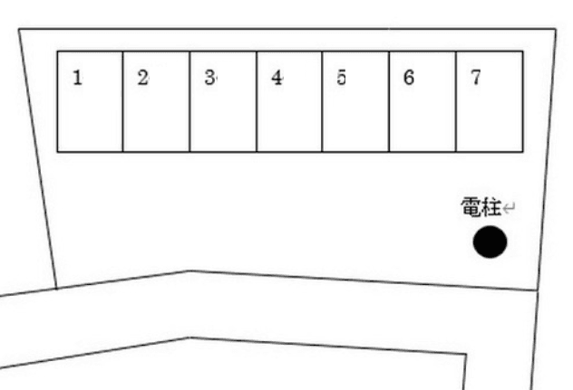 石川桑名パーキング１の駐車配置図