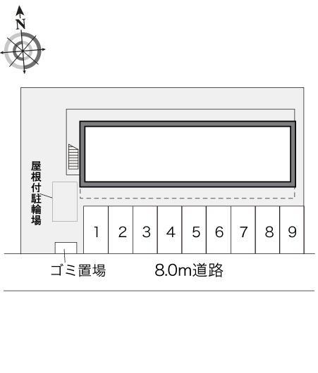 ＰＡＲＫＳＩＤＥ(24823)の駐車配置図