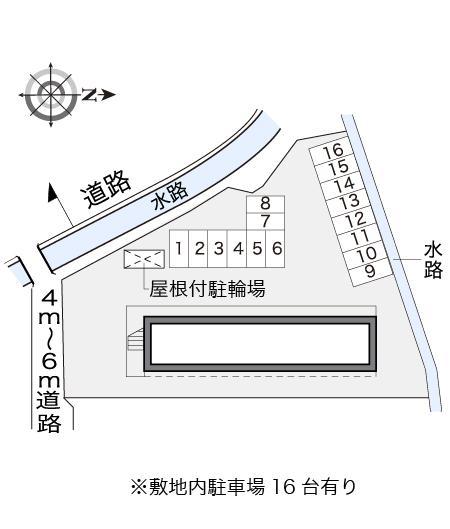 ゆうゆう(17046)の駐車配置図