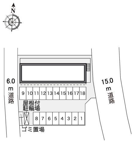 Ｒ＆Ａ(30537)の駐車配置図