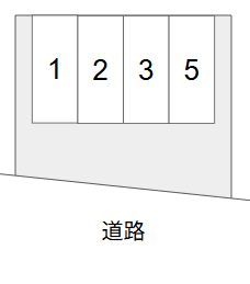 武智駐車場の駐車配置図