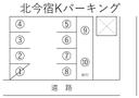 北今宿Kパーキングの駐車場