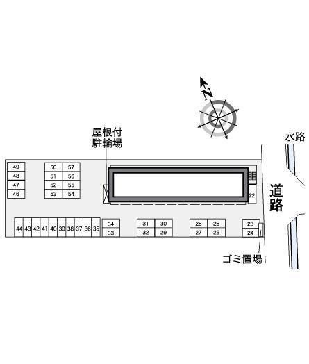 高岡Ⅰ(38220)の駐車配置図