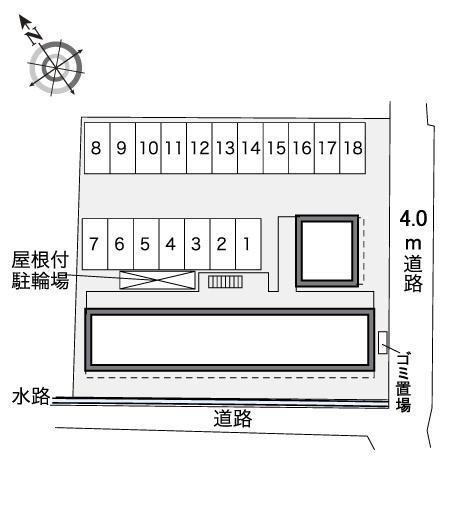 国母(30567)の駐車配置図