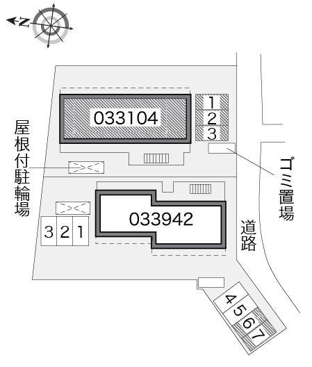 カーニバルⅠ(33104)の駐車配置図