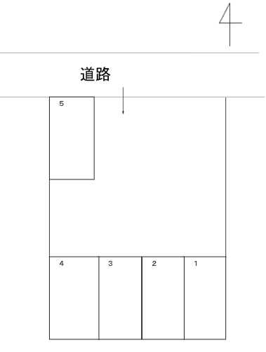 111駐車場の駐車配置図