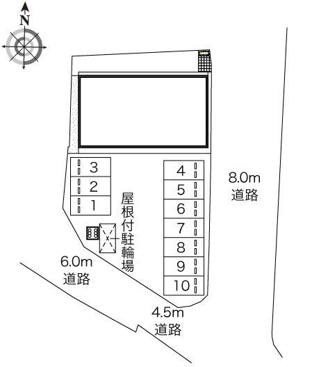 サンビッフェ(40687)の駐車配置図