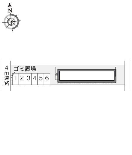 ドミールＲｉｔｓｕ(16884)の駐車配置図