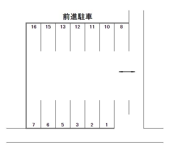 J-262の駐車配置図