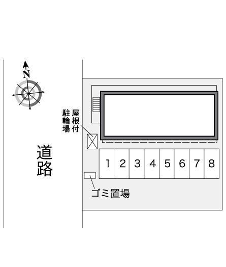 ＴＲＥＳＢＩＥＮ十勝(26422)の駐車配置図