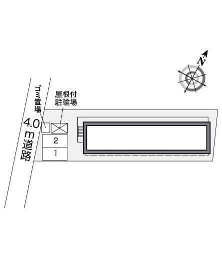 ＹＵＺＵＲＩＨＡ(27277)の駐車配置図