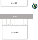 シャント国分の駐車場