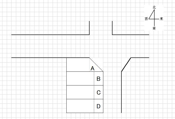 いずみパーキングの駐車配置図