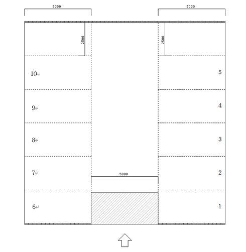 新宿NK駐車場の駐車配置図