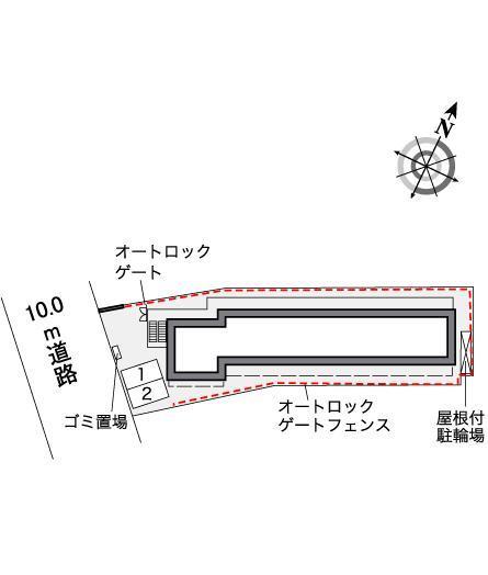 カメリアⅢ(39493)の駐車配置図