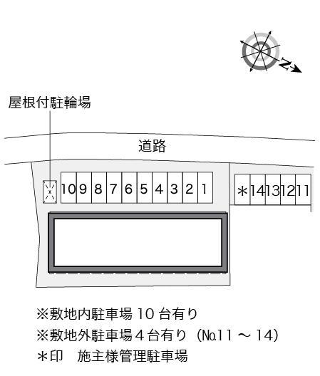 浜野南(37616)の駐車配置図