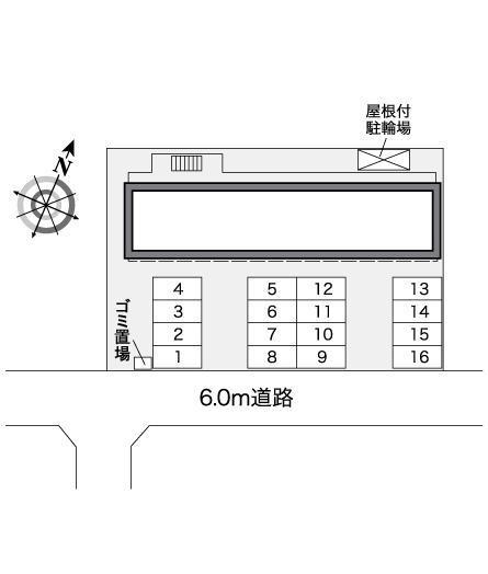 エトワール(25834)の駐車配置図